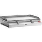 Plancha en inox moma 70 cm avec chariot et housse chariot avec porte