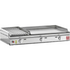 Plancha en inox double plaque clas 80 cm avec chariot et housse chariot avec porte