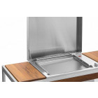 Plancha encastrable en inox oasi 3 brûleurs