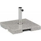 Pied de parasol carré en granit 55 kg