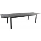 Table en aluminium avec allonge malaga