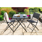 Set jardin en aluminium 2 personnes ankara