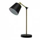 Lampe de table dorée megapolis 1 ampoule 45 cm