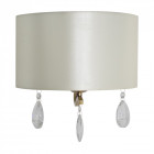 Applique murale laiton elegance 1 ampoule 16 cm