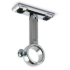 Support tube chromé Ø 16 mm MANART avec vis - M792CR+V