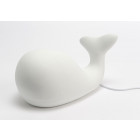 Lampe baleine blanche à led