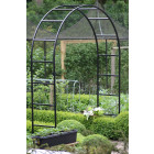 Grande arche de jardin en acier galvanisé roman