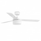 Ventilateur de plafond avec lumière blanc panay 2 ampoules