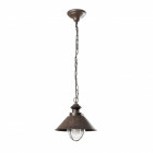 Suspension de jardin brun foncé nautica h 101 1 ampoule