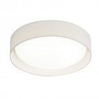 Plafonnier rond modern, polycarbonate, blanc