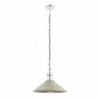 Suspension melbury, bois lavé et nickel