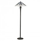 Lampadaire 156 cm astoria, verre et métal