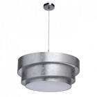 Suspension chromée elegance 3 ampoules 110 cm