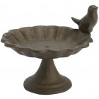 Bain oiseau en fonte naturology