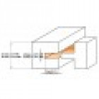 CMT : Jeu de fraises reglables tenons - rainure Q = 12,7 mm