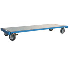 Plateau roulant charges longues 2000 x 800 mm roues losange 1200 kg - 800007217