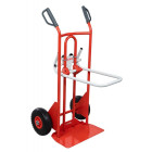 Diable porte-chaises bavette réglable poignées à garde roues IN 250/70 kg - 810005344