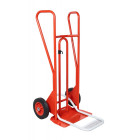 Diable à poignées fermées avec bavette 250 kg - Type de roues au choix