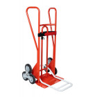 Diable à poignées fermées avec bavette & roues 250 kg - Type de roues au choix