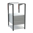 Pupitre à plan inclinable 2 tiroirs à patins 150 kg - 820005996