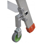 Plateforme de magasinage aluminium repliable, 9 marches, 150 kg