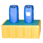 Bac pour paillasse avec caillebotis amovible - Contenance au choix