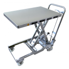 Table élévatrice manuelle inox 304 Bishamon®, 250 kg