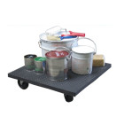 Plateau roulant bois enrobé de caoutchouc 600 x 600 mm roues NY 350 kg - 860000322 Plateau roulant bois enrobé de caoutchouc 600 x 600 mm roues NY 350 kg - 860000322