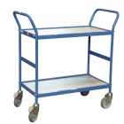 Servante 2 plateaux bois double poignées verticales 780 x 420 mm 150 kg - 880006038