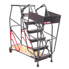 Escabeau à immobilisation automatique 11 marches 150 kg - 830008816
