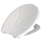 Abattant WC blanc en polypropylène