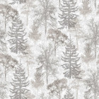 Papier peint trees blanc et gris