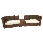 Salon 3 pièces en rotin banana