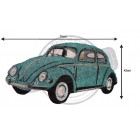 Paillasson coccinelle bleue