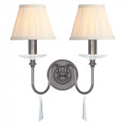 Applique finsbury park, bronze vieilli, 2 ampoules, sans abat-jour