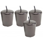 Petites bougies parafine (lot de 4)