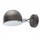 Applique murale grise loft 1 ampoule 30 cm