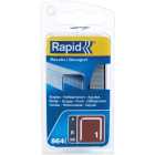 Agrafes en fil plat galvanisés n° 1/08 mm - 864 pièces - Blister - RAPID-ISABERG - 40109539