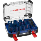 Coffret 11 scies à trépans Expert carbure Construction Material - Diam. 20 à 76 mm - 15 Pièces - BOSCH - 2608900489