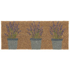 Paillasson pots de lavande 53 x 23 cm