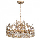 Plafonnier laiton neoclassic 6 ampoules 119 cm