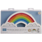 Arc en ciel lumineux en bois 35 cm