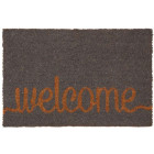 Paillasson en fibres de coco noir welcome