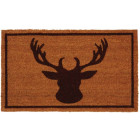 Paillasson en fibres de coco tête de cerf