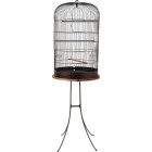 Ensemble cage rétro pour oiseaux marthe 45 cm avec pieds