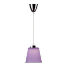 Lampe à suspension LED 7W blanc neutre 4000K Abat-jour violet pour le corps chromé Ф150mm IP20