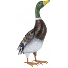 Grand canard décoratif en métal