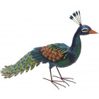 Paon décoratif en métal