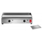 Plancha en inox avec couvercle amovible alfa 60 cm