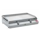 Plancha en inox lisse et rainurée moma 70 cm